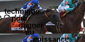 hippic gagner aux courses